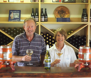 Chuffed owners of Robert Channon Wines, Robert and Peggy Channon, have produced a fine drop of verdelho according to Halliday.